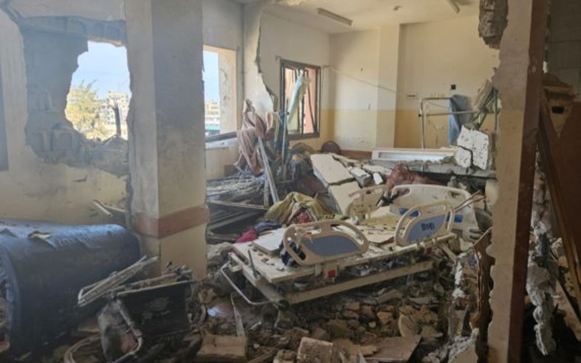 Ospedale a Gaza (foto: Medici senza frontiere)