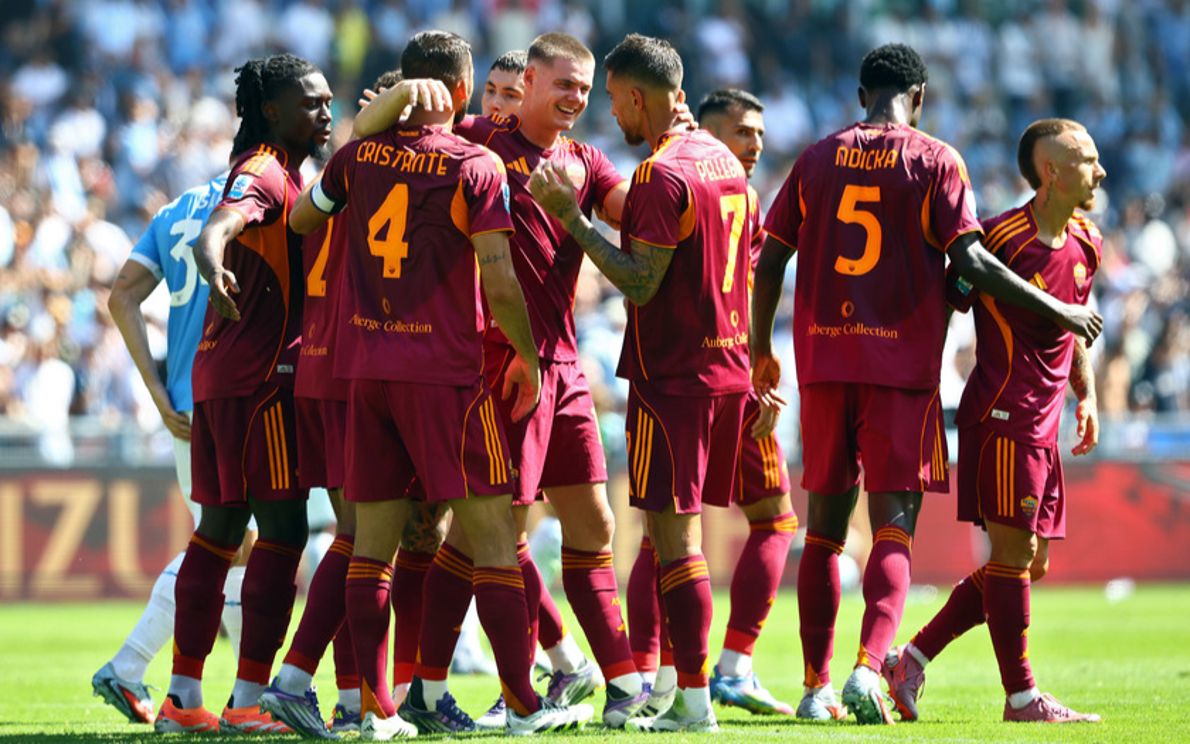 Lazio-Roma 0-1, foto ansa it