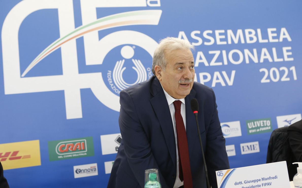 Il presidente Fipav