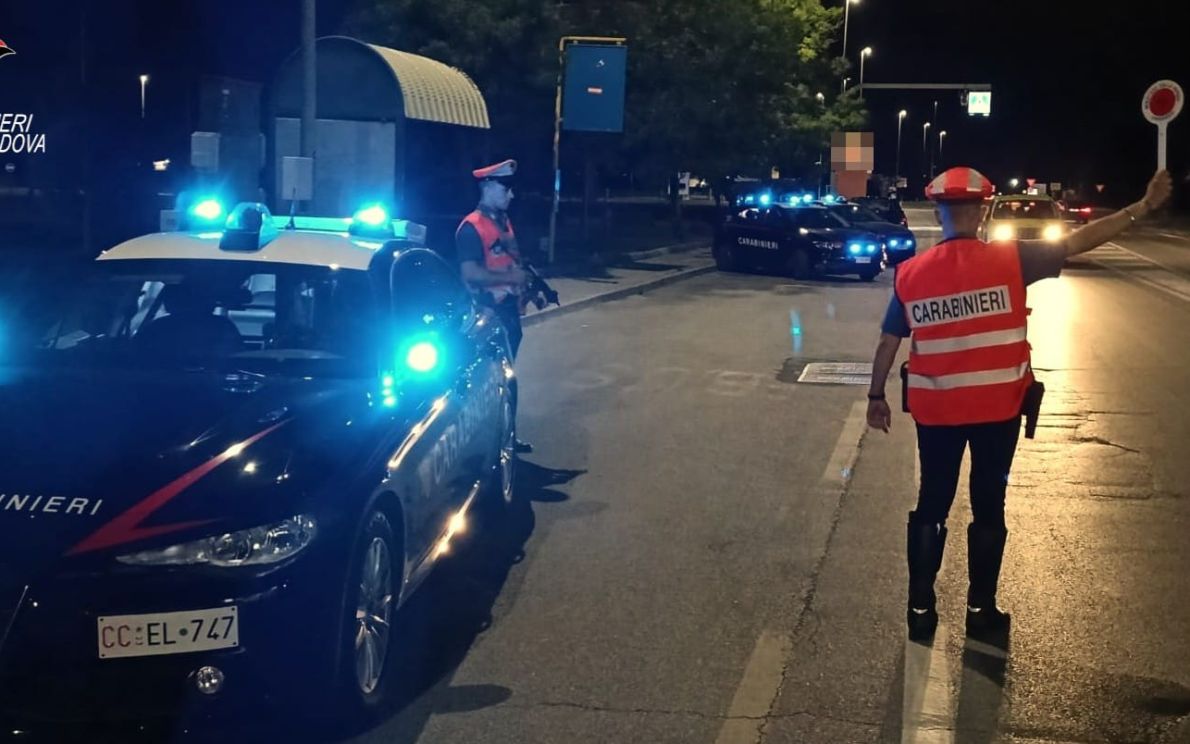 Posto di blocco dei Carabinieri