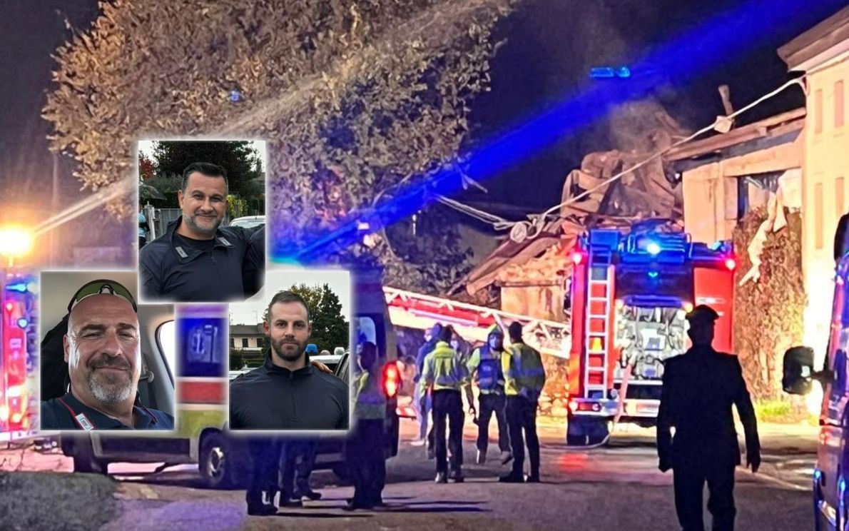 I tre carabinieri morti a Castel d’Azzano