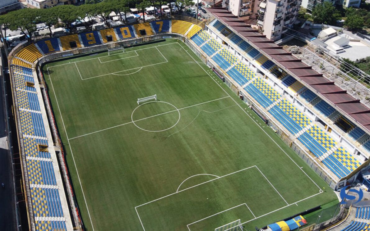 Lo Stadio Menti (foto SS Juve Stabia)