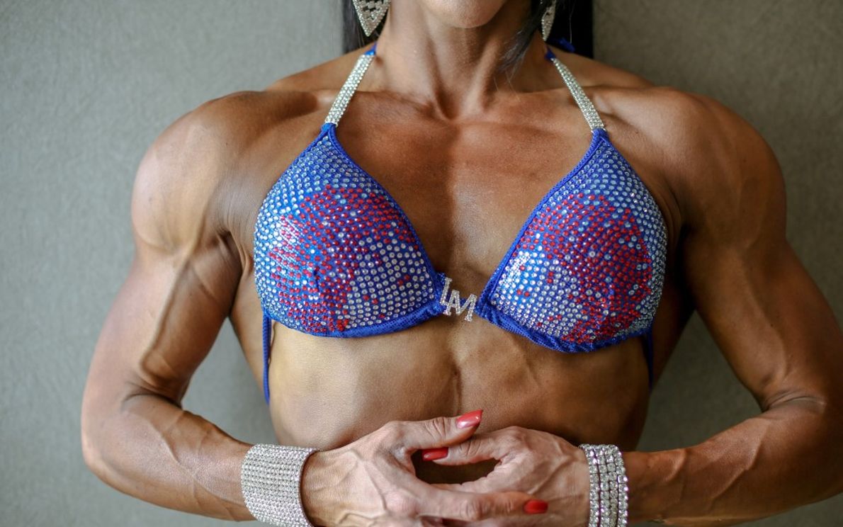 Una bodybuilder