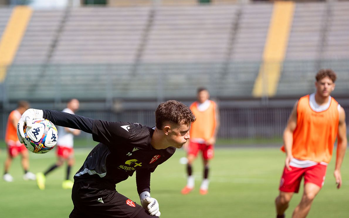 Fortin in allenamento (foto Boggian)