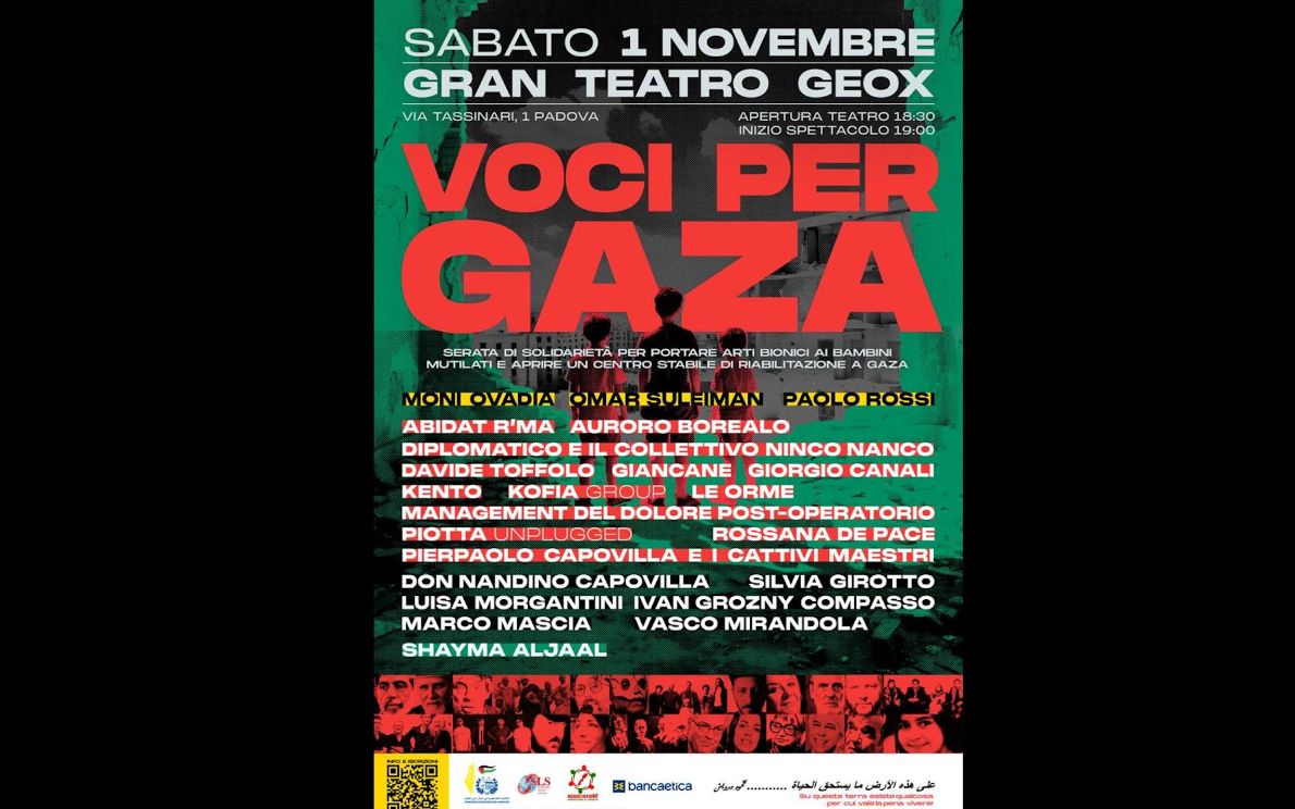 Voci per Gaza – la locandina