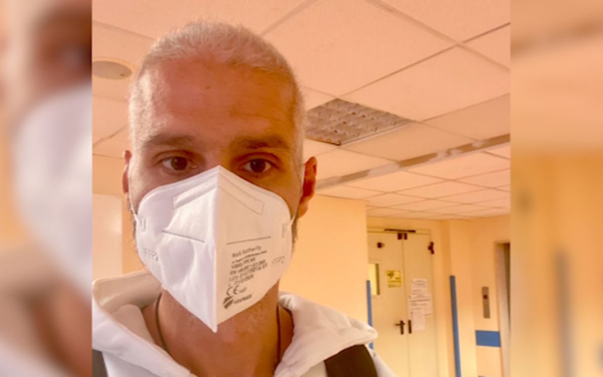 Michele Giraldo in ospedale