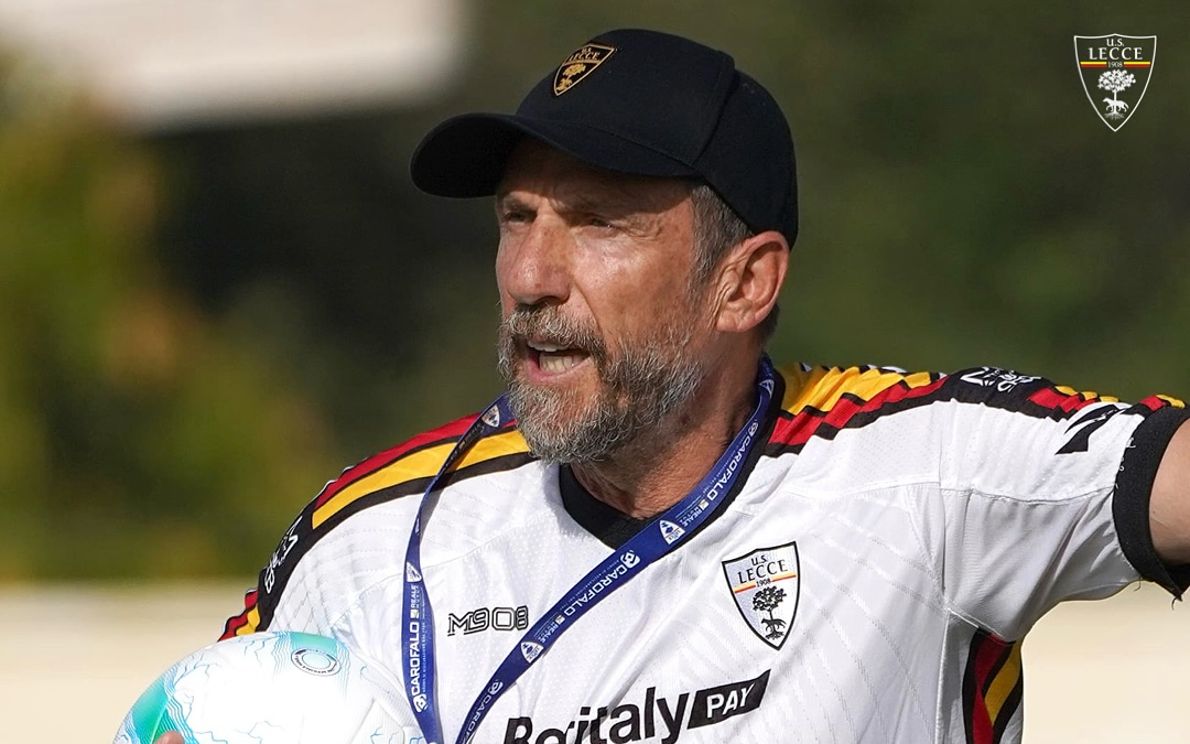 Di Francesco, foto facebook da US Lecce