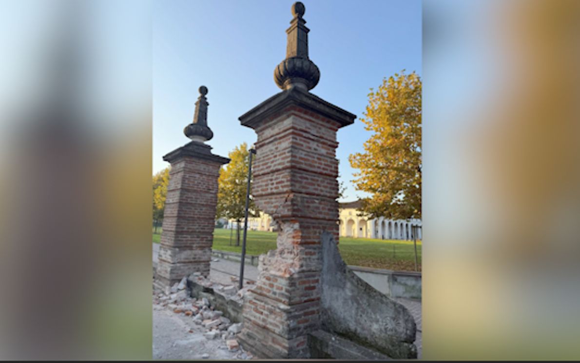 Il capitello abbattuto a Limena