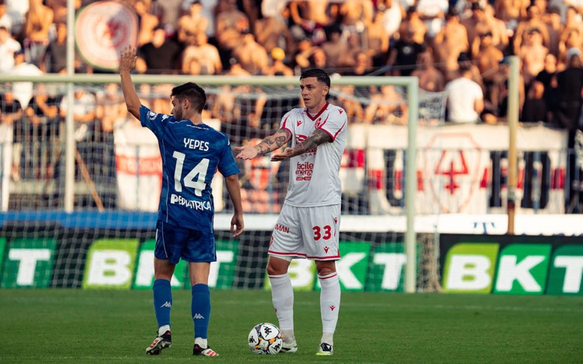 Baselli in Empoli-Padova (foto Boggian)