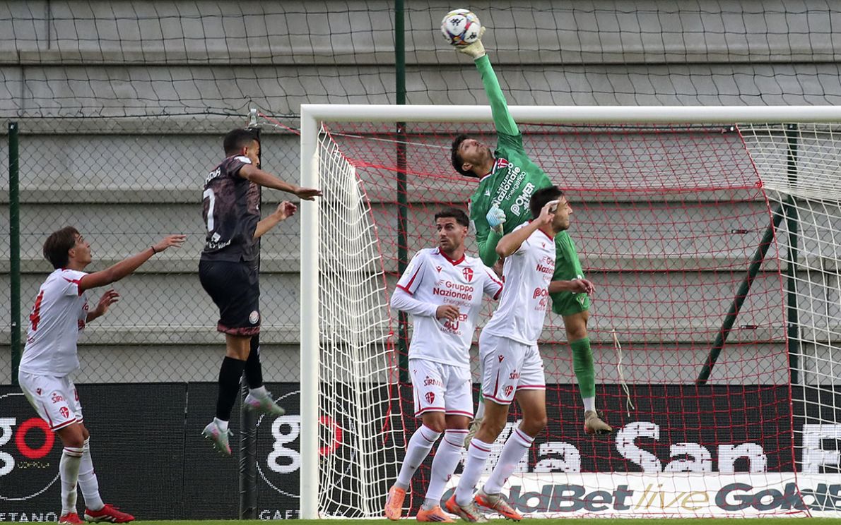 Sorrentino in Padova-Sudtirol (foto lapresse)