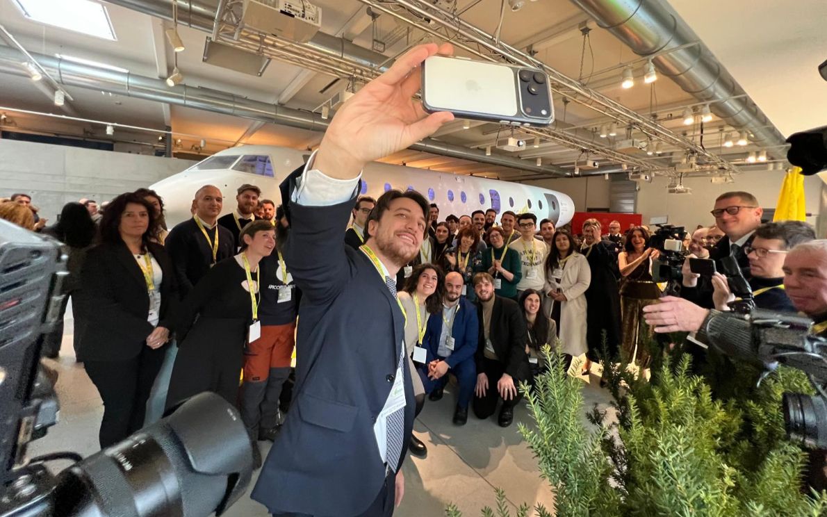 Stefani con giovani di Coldiretti