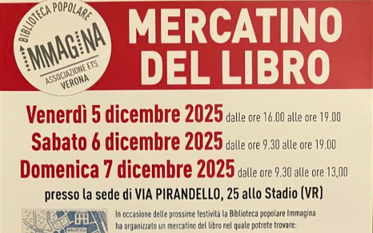 Locandina, mercatino del libro