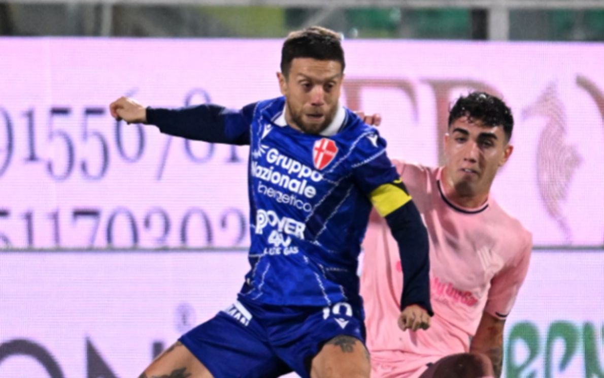 Gomez al Barbera (foto Palermo F.C.)