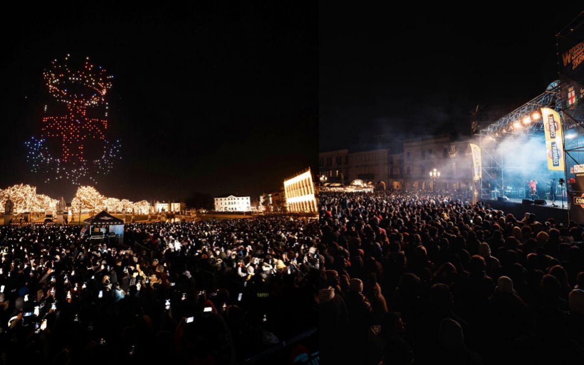 Spettacolo droni Capodanno in Prato della Valle