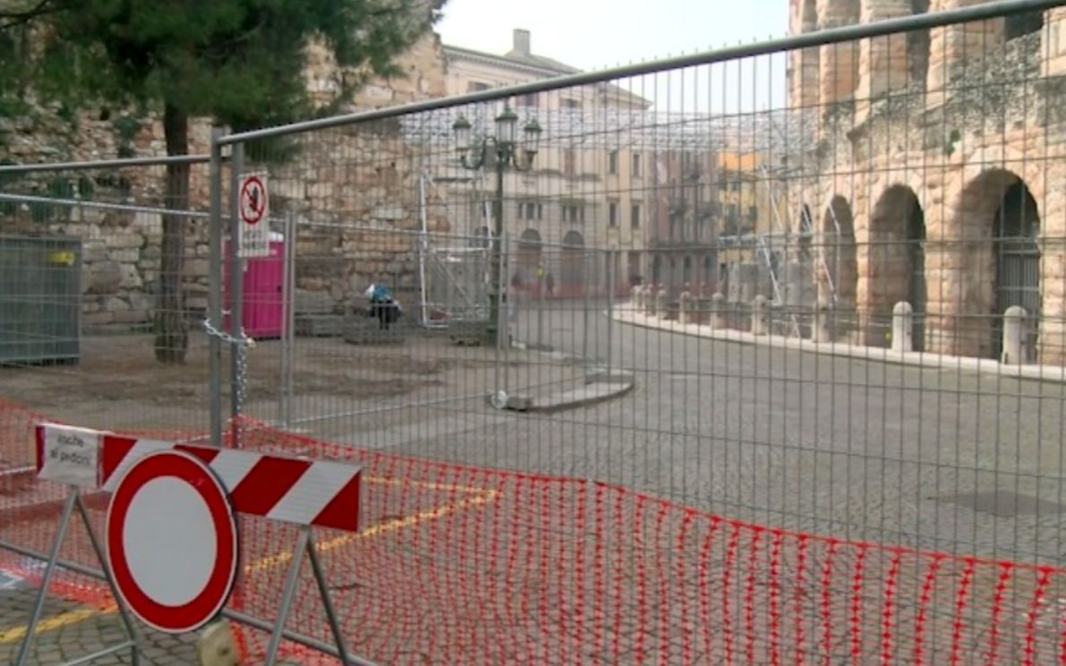 Arena, lavori, Olimpiadi, cantiere in centro