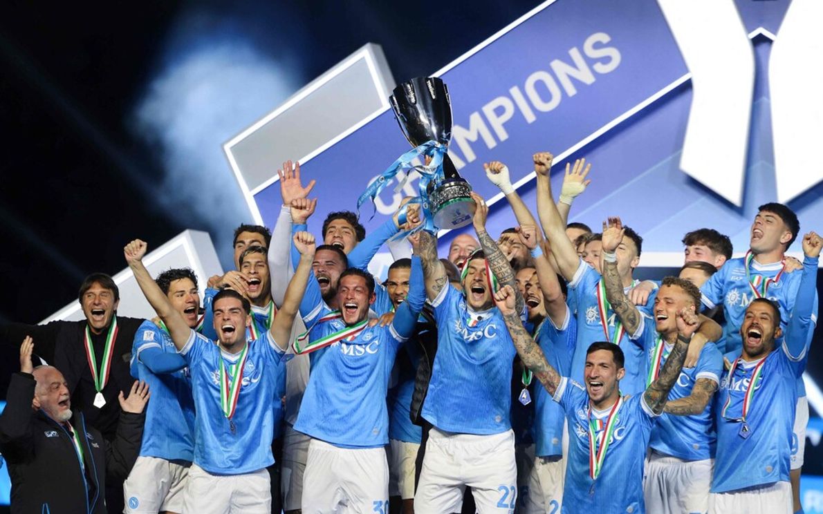 Napoli vittorioso in Supercoppa, foto ansa