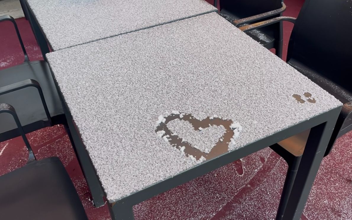 primi fiocchi di neve
