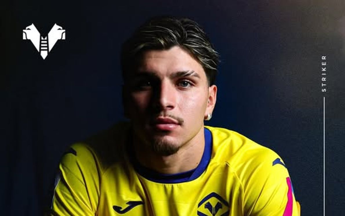 Isaac Tomich, foto facebook da hellasveronafc