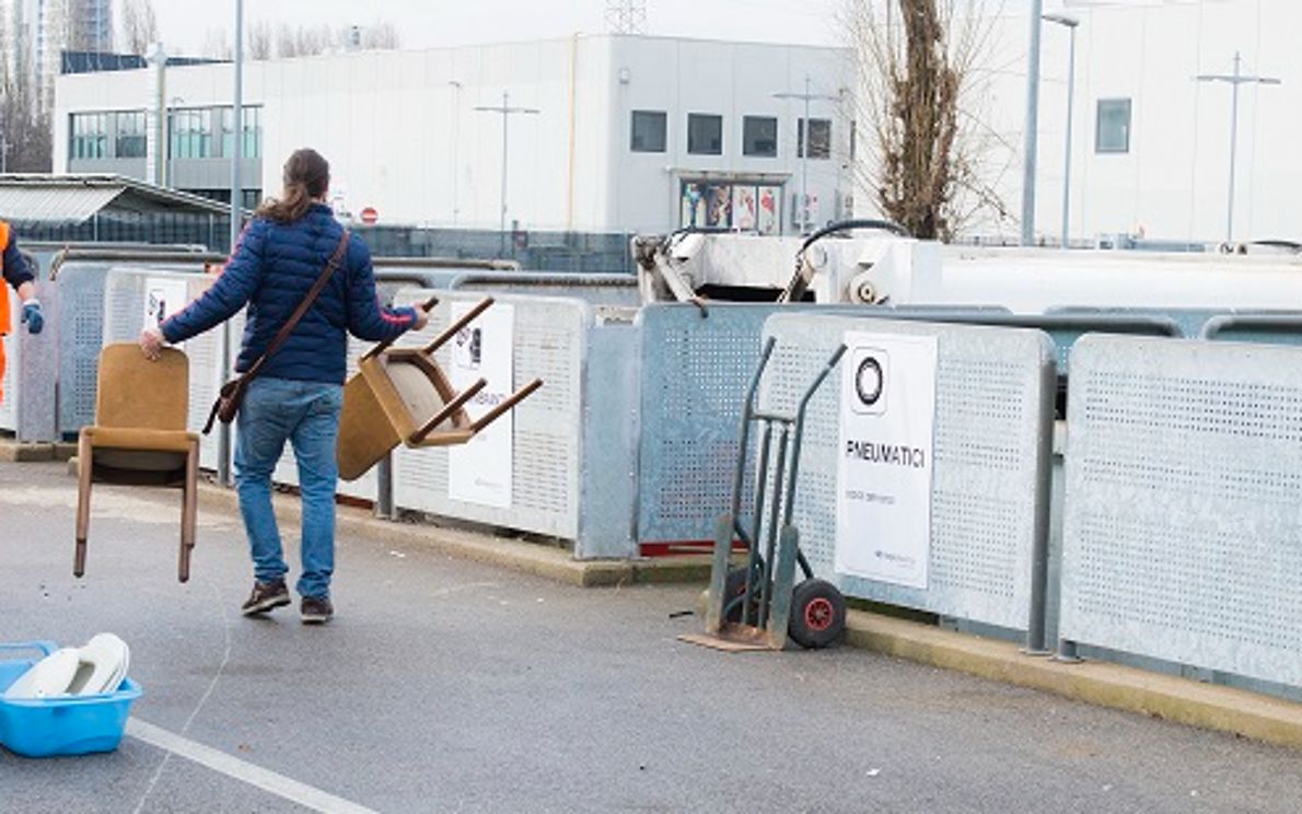 Un Centro di Raccolta AcegasApsAmga