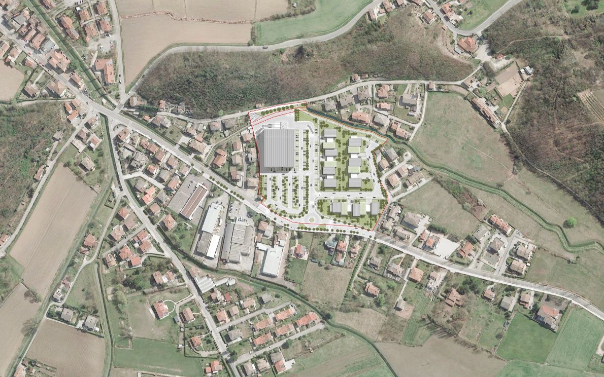 Rendering area ex Lofra a Teolo