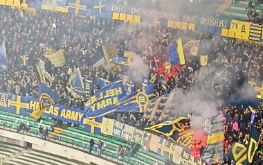 foto, Andrea Faedda, Bentegodi Curva Sud, notturna