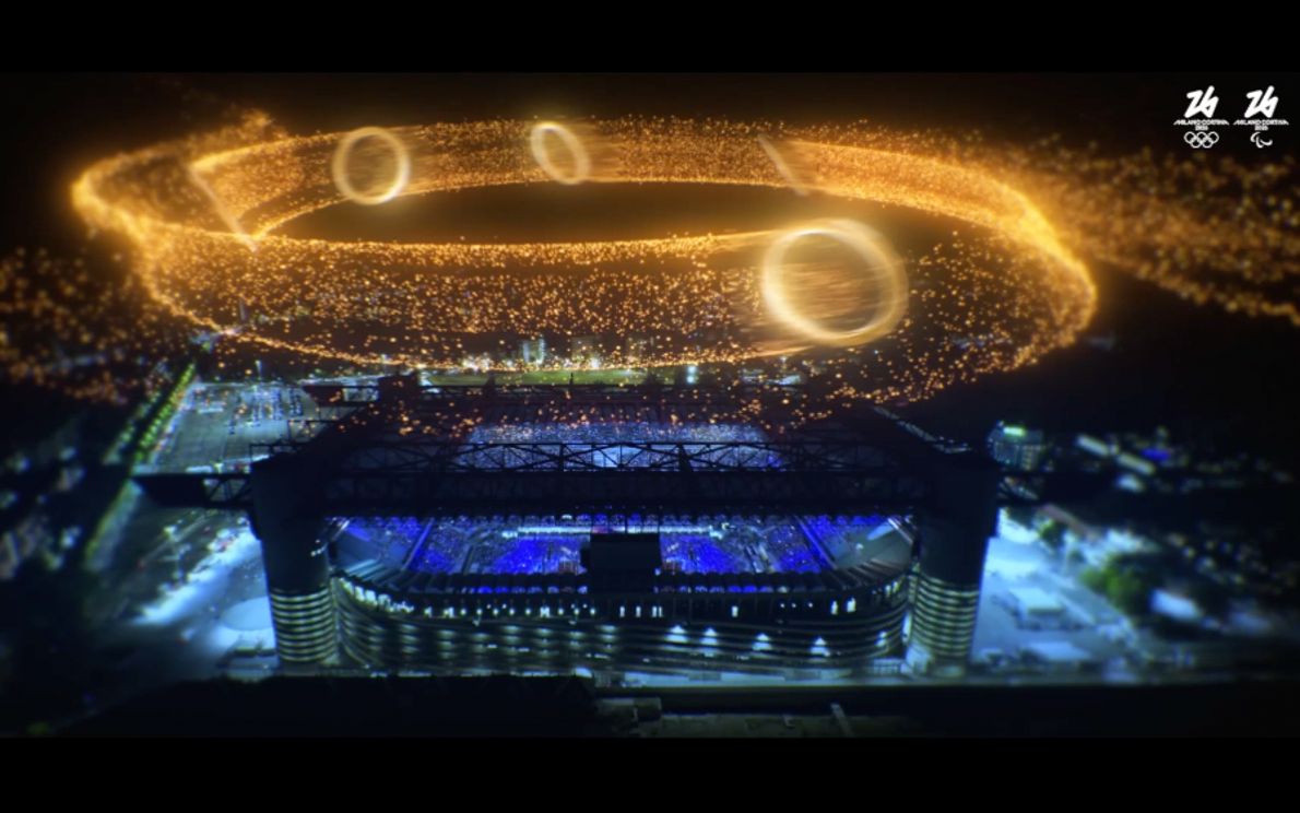 Cerimonia apertura Stadio San Siro