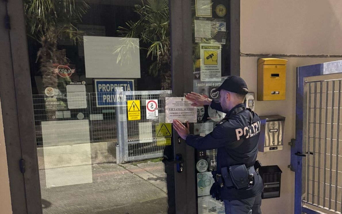 Polizia chiude capannone a Sant’Angelo di Piove