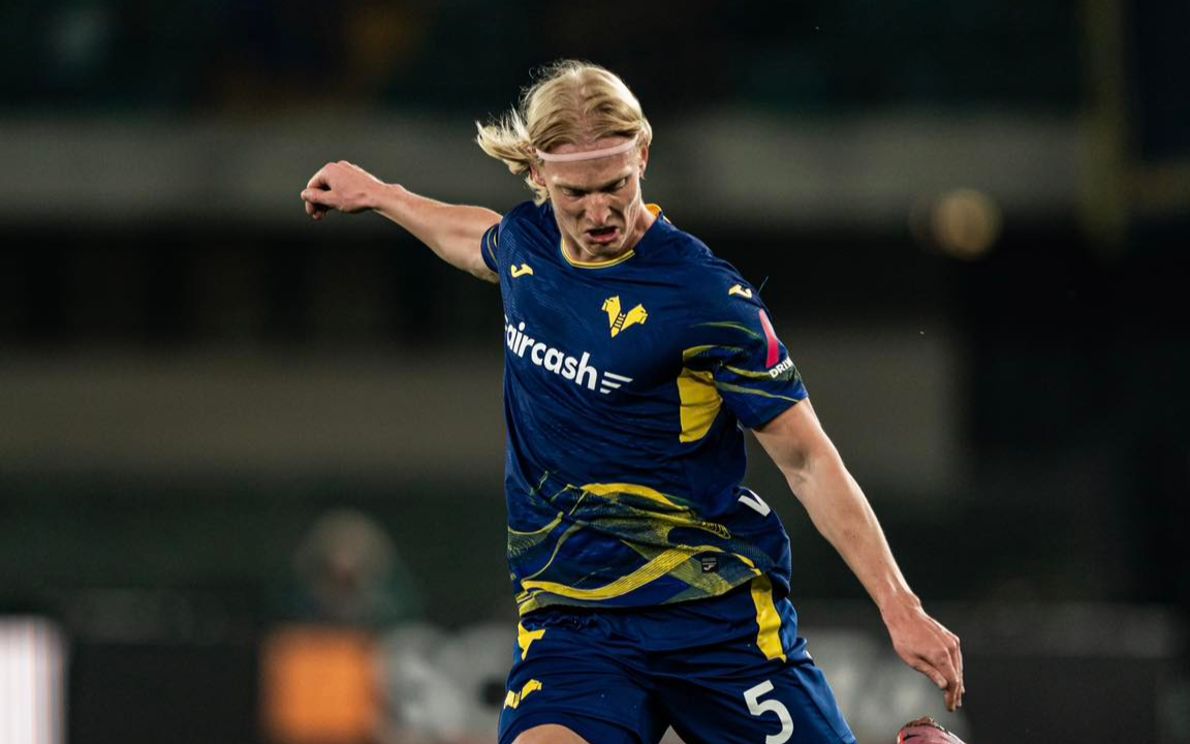Edmundsson, foto facebook hellasveronafc