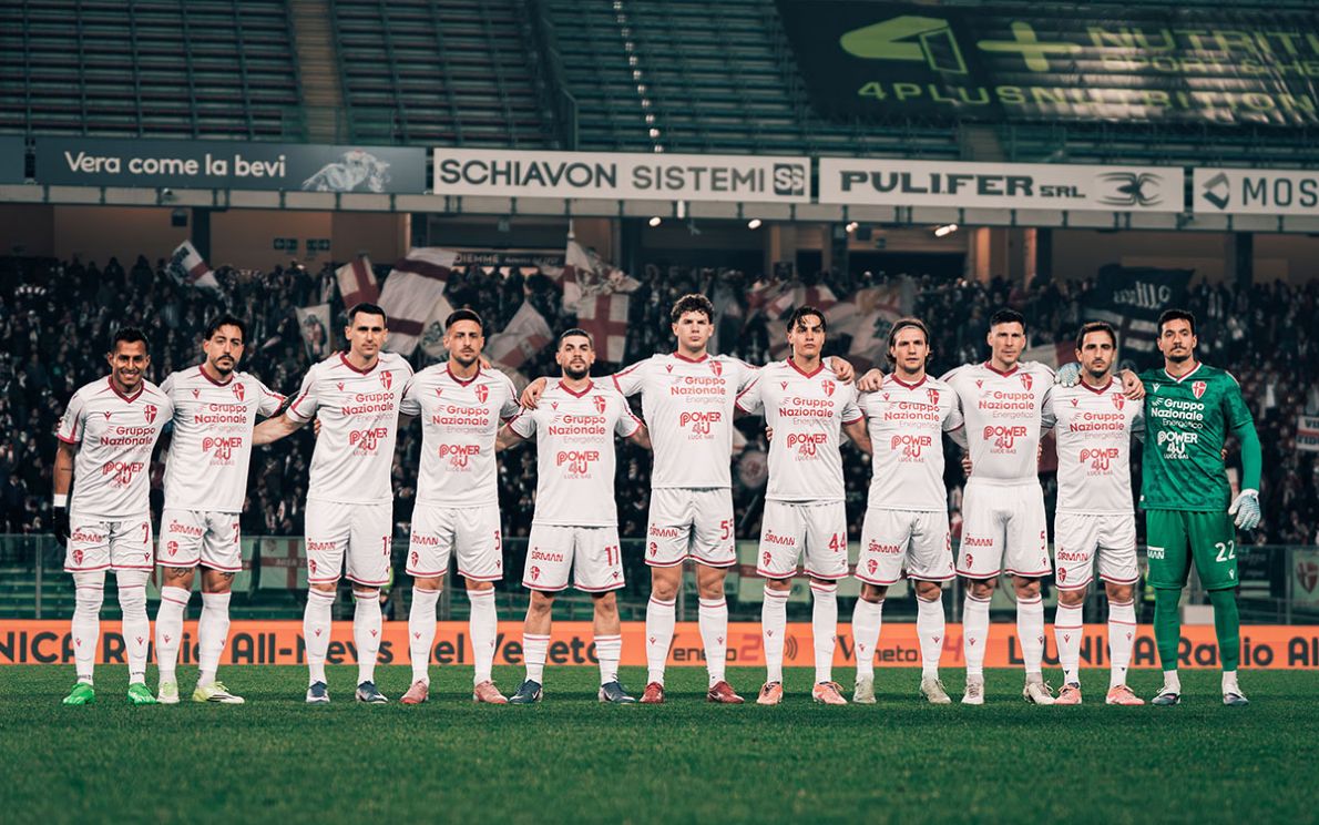 Padova schierato all’Euganeo (foto Boggian)