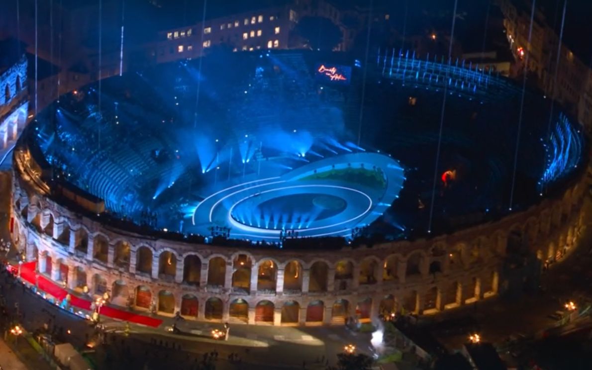Cerimonia di chiusura in Arena