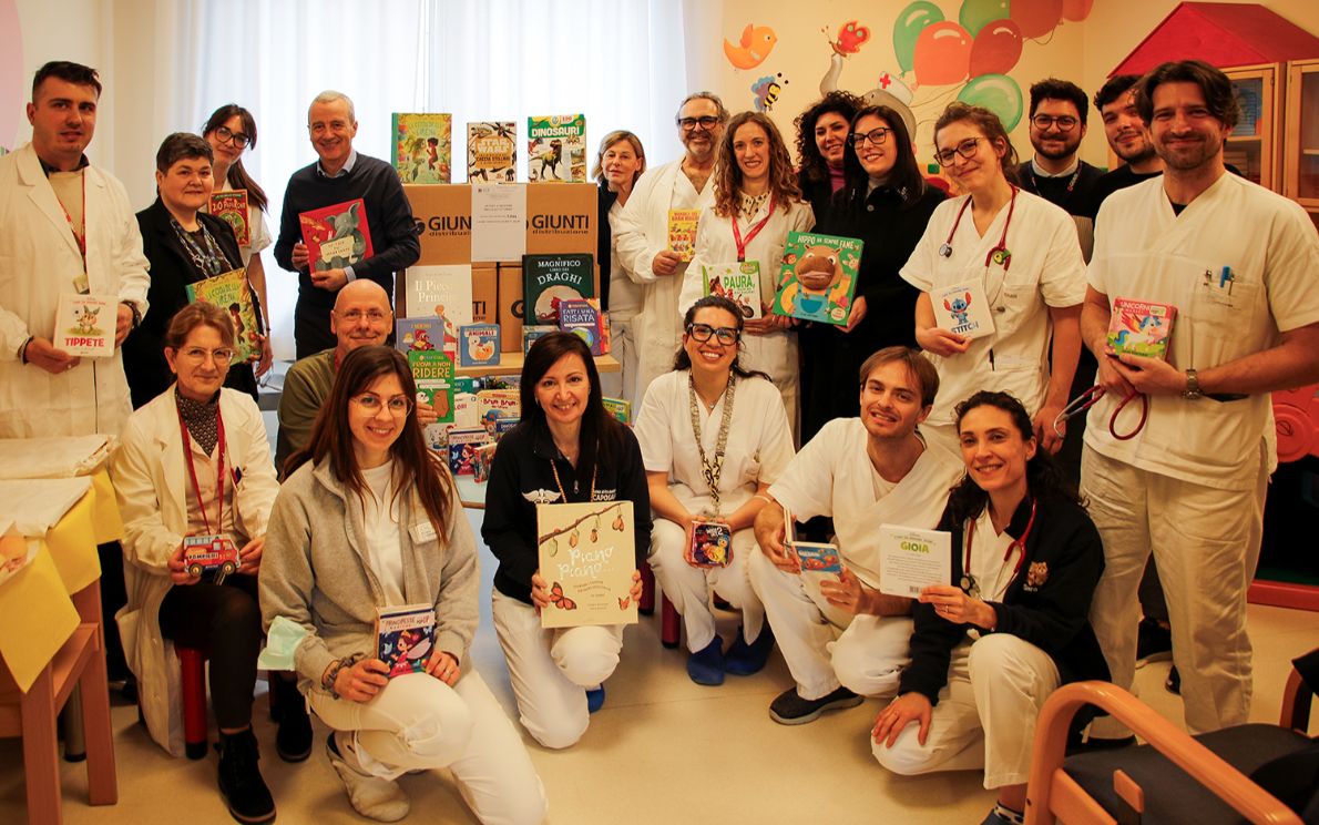 Libri donati in pediatria