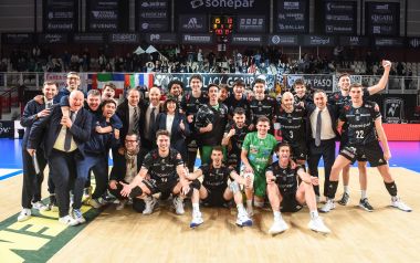 Sonepar Padova festeggia alla Kioene Arena