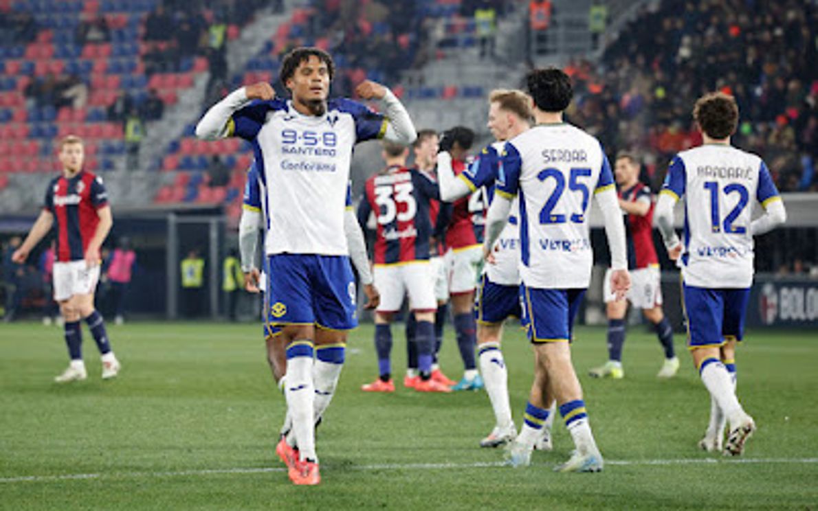 bologna-verona 2-3, foto ansa it
