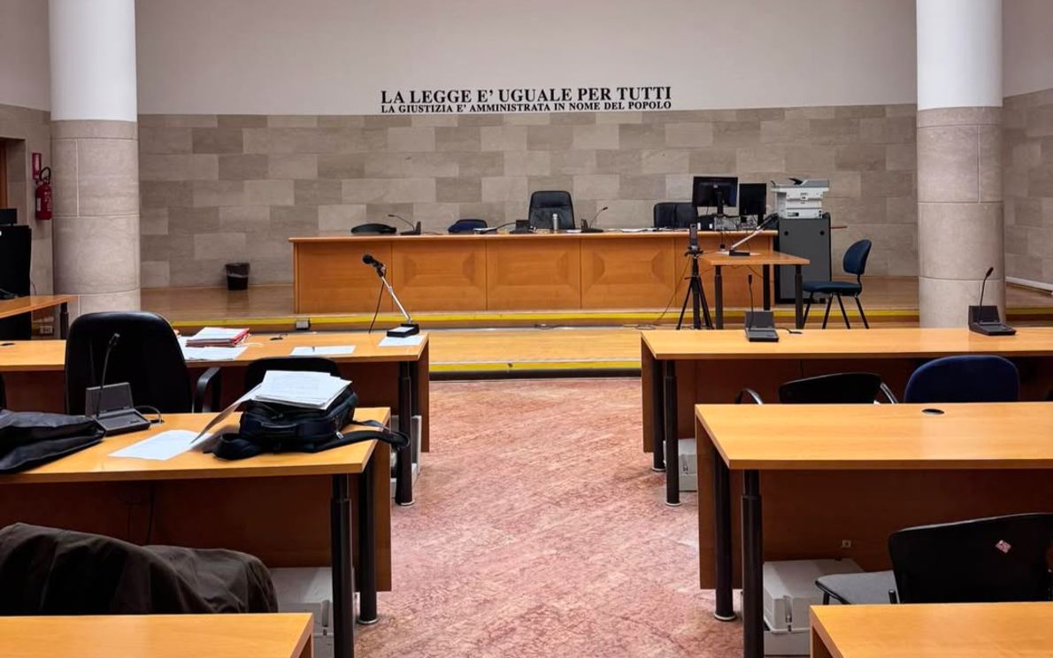 Un’aula del Tribunale