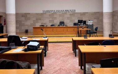 Un’aula del Tribunale