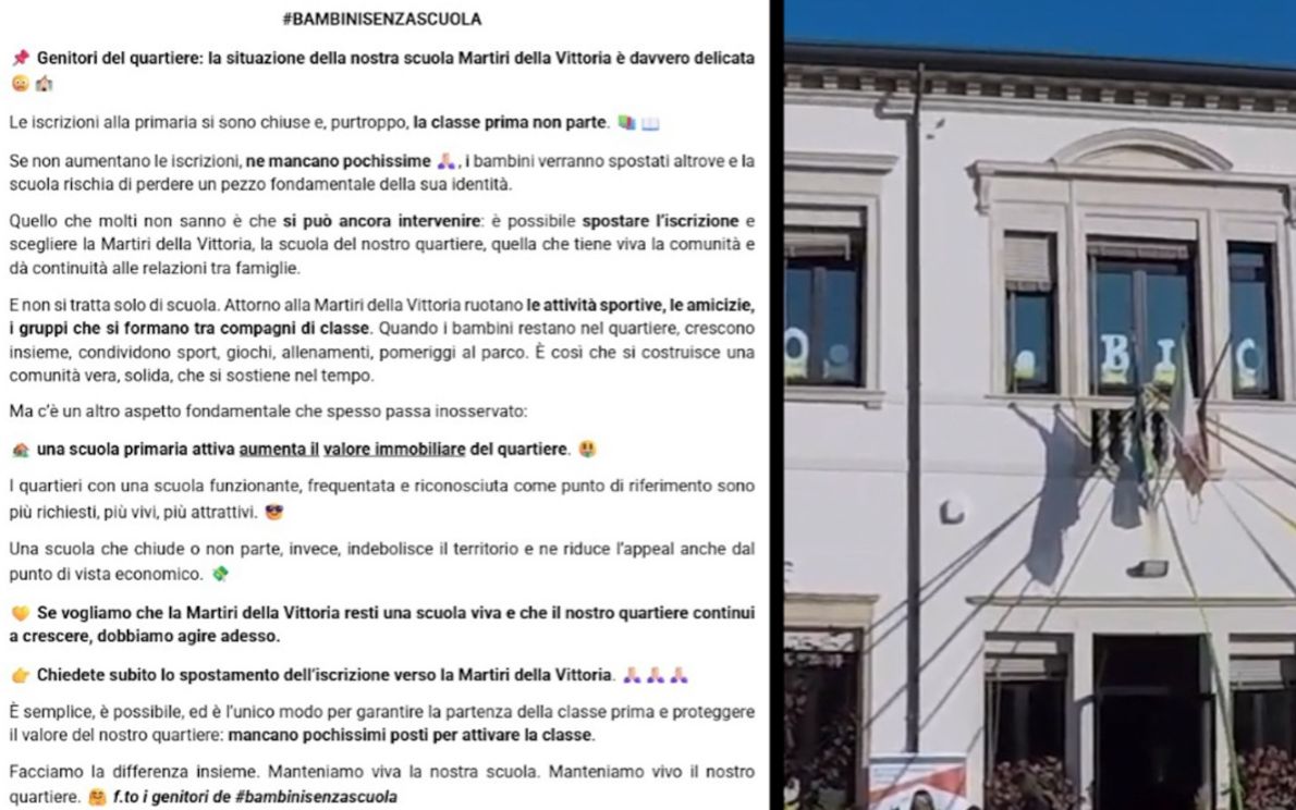 L’appello social dei genitori della Mandria