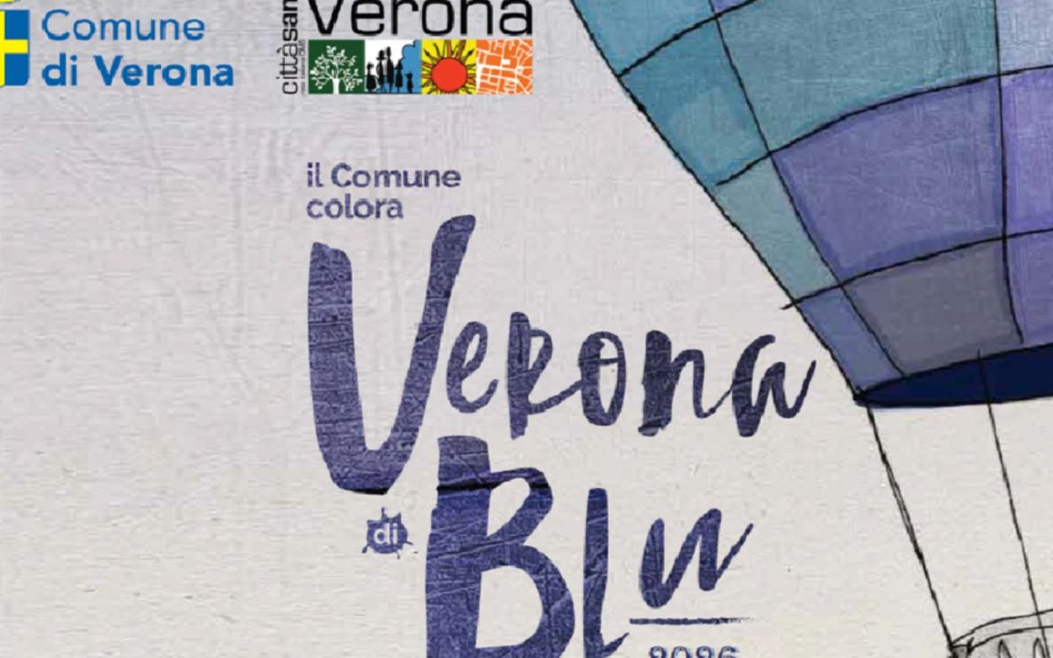 Locandina autismo blu