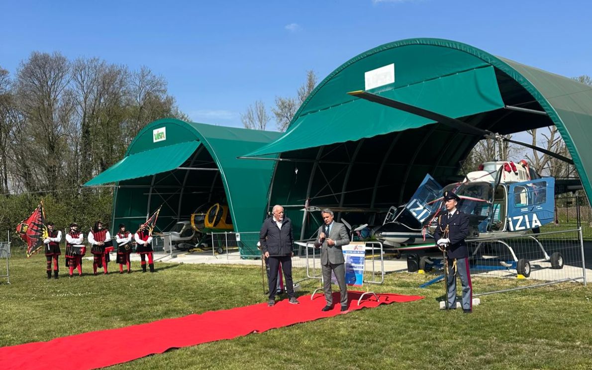 Elicottero Polizia, Museo Terra Aria di Montagnana