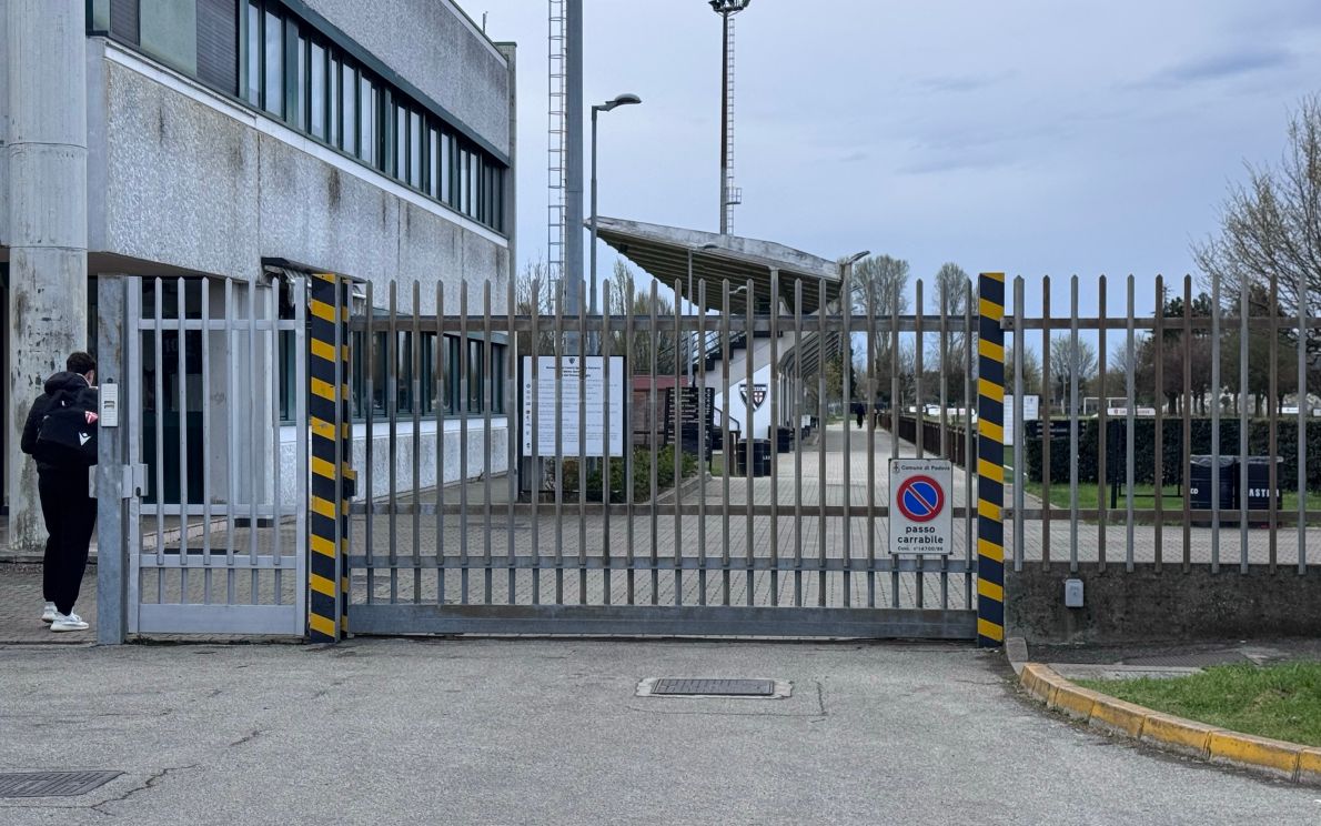 Guizza, allenamento a porte chiuse