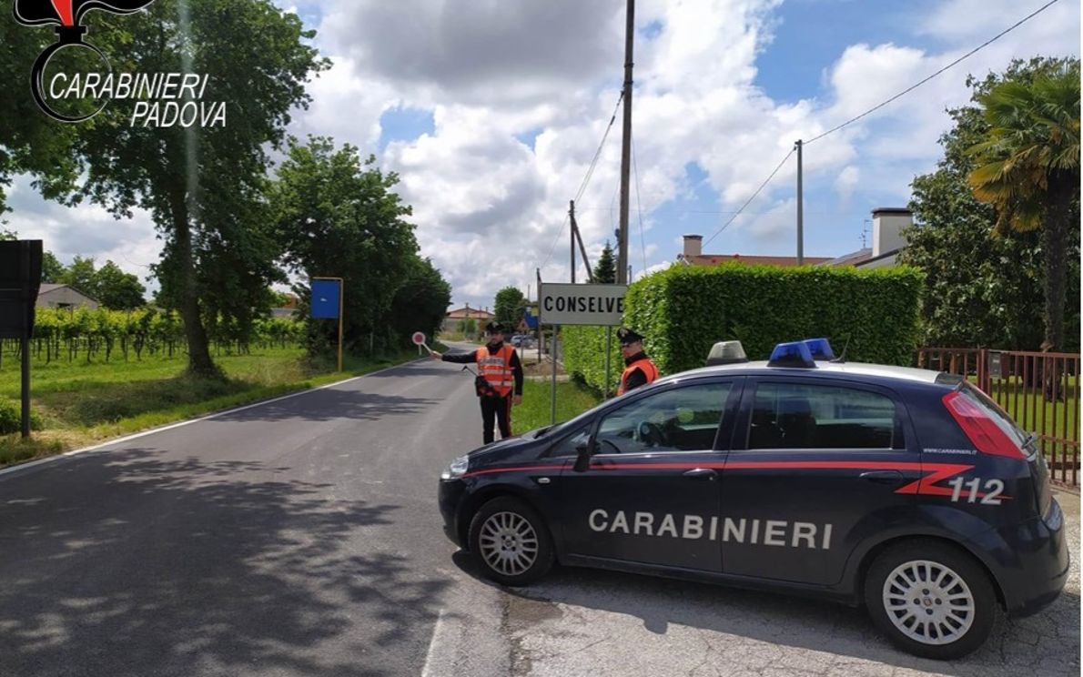 Carabinieri a Conselve