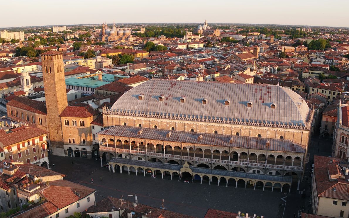 Centro di Padova dall’alto