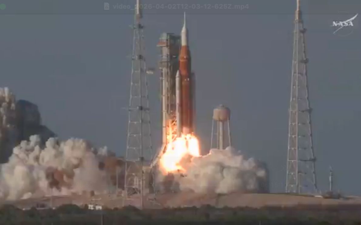 Decollo Artemis 2 (foto: NASA)