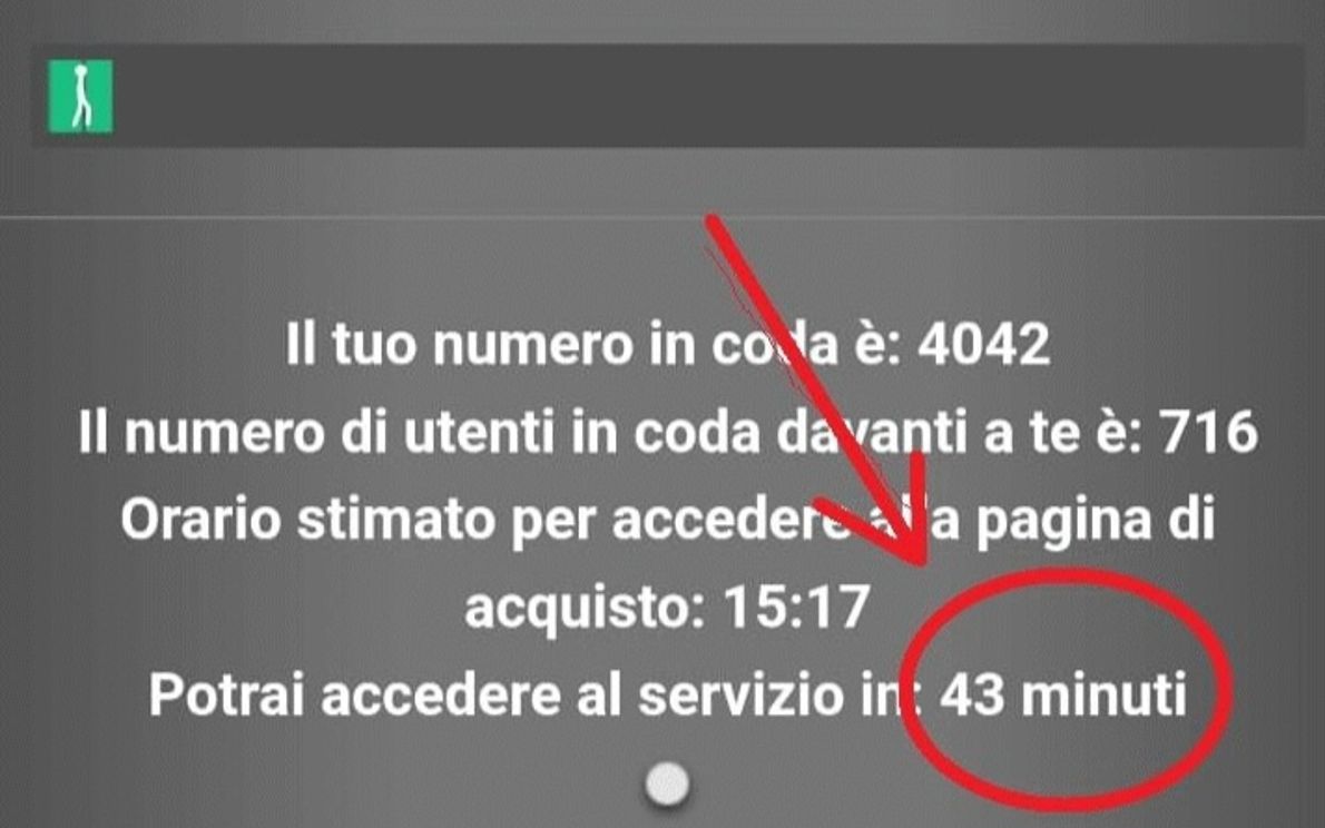 Messaggio del portale