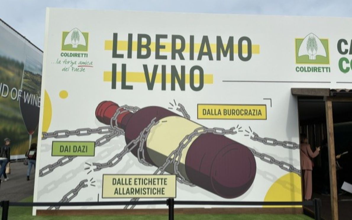 Coldiretti liberare vino