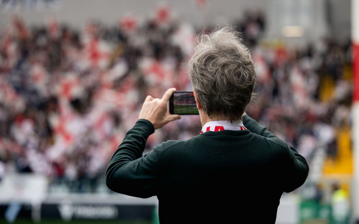 Francesco Peghin in Padova-Empoli (foto Rilli)