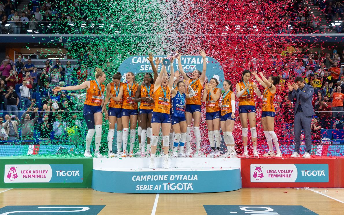 Imoco campione d’Italia (foto facebook)
