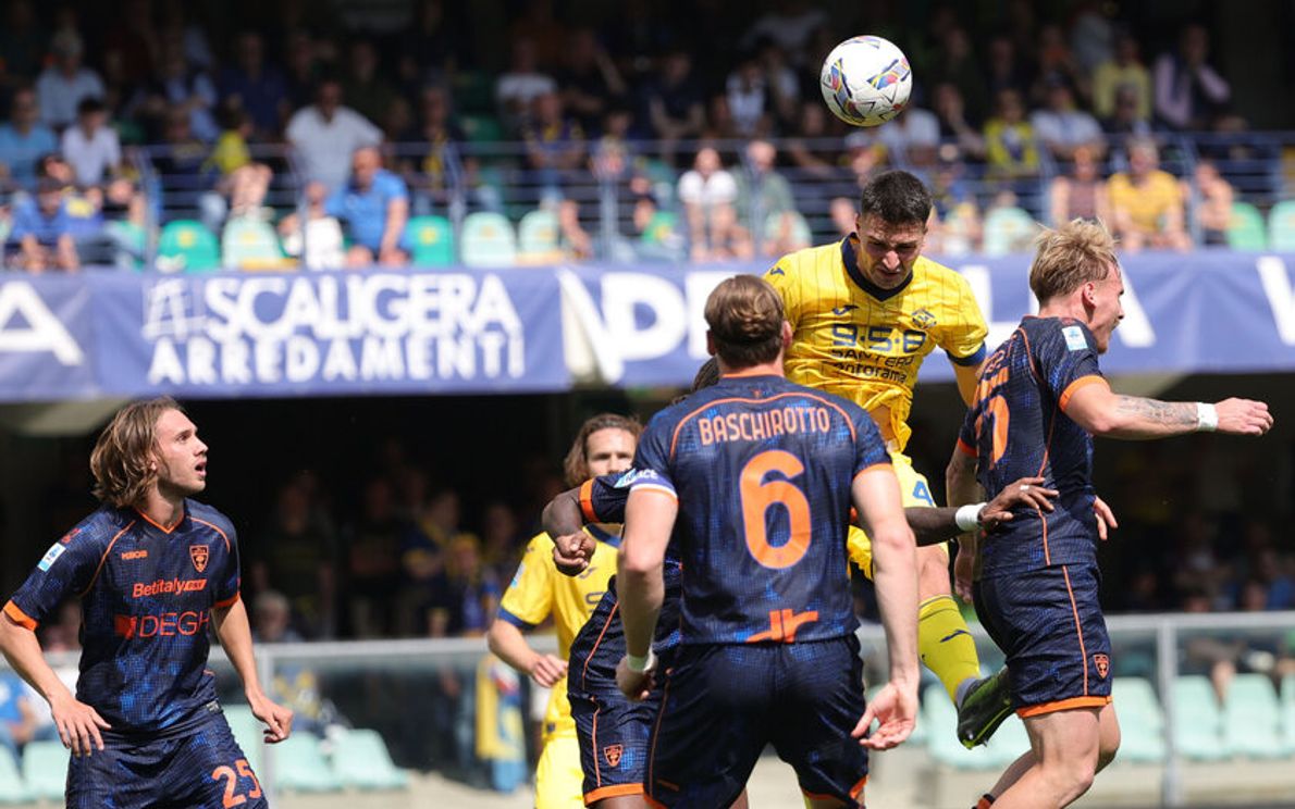 verona-lecce 1-1 foto ansa