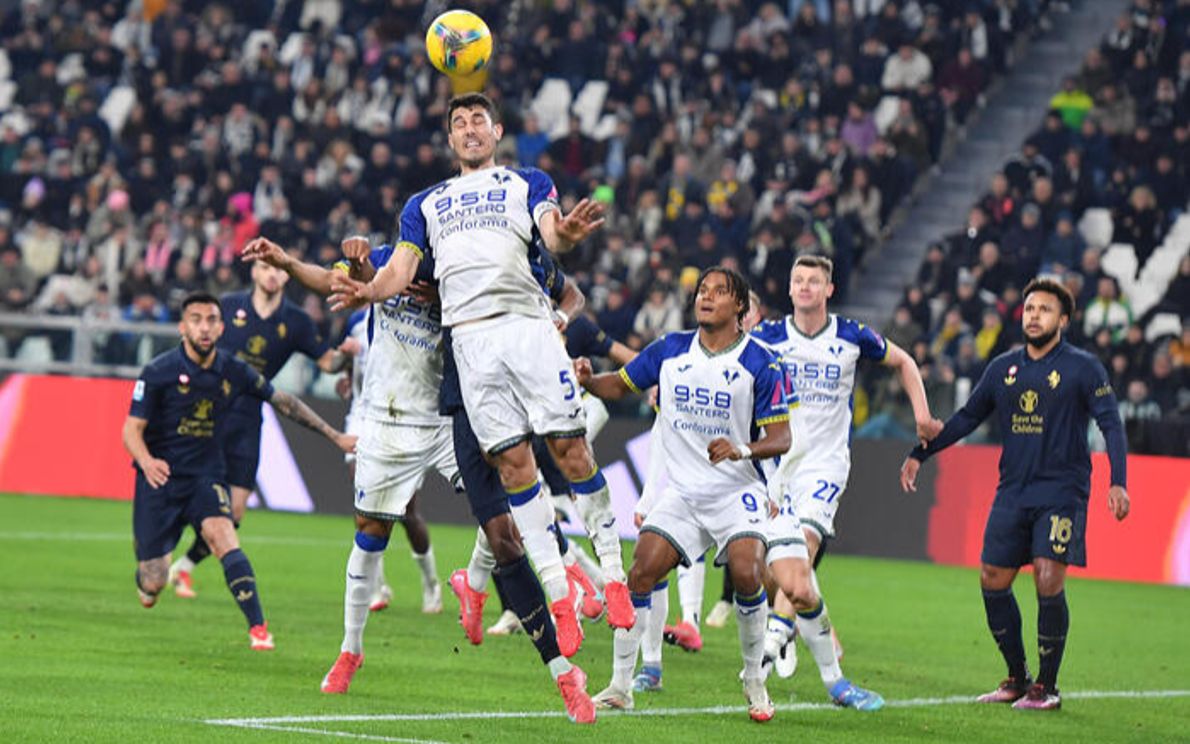Juventus-Verona 2-0, foto ansa