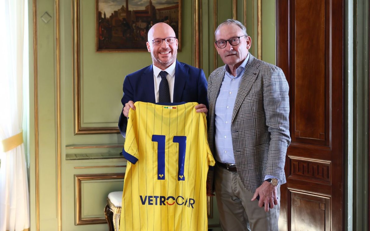 Lorenzo Fontana con Elkjaer