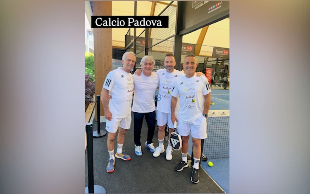 I quattro ex giocatori del Padova a Mestrino